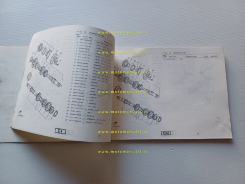 Yamaha XT 550 28E 1983 catalogo ricambi originale moto spare …