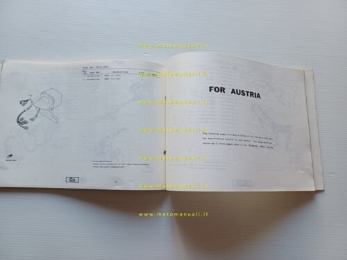 Yamaha XT 550 28E 1983 catalogo ricambi originale moto spare …