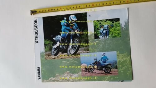 Yamaha XT 600 - 600 E 1991 depliant ITALIANO originale …