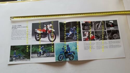 Yamaha XT 600 - XT 600 E 1991 depliant italiano …
