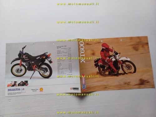 Yamaha XT 600 1984 depliant originale italiano