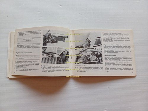 Yamaha XT 600 1984 manuale uso manutenzione libretto originale italiano