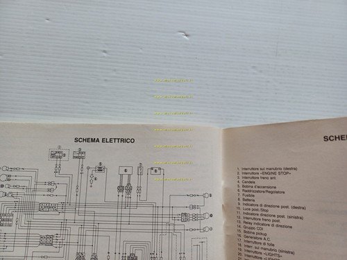 Yamaha XT 600 1984 manuale uso manutenzione libretto originale italiano