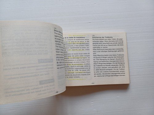 YAMAHA XT 600 43F 1983-84 manuale uso originale INGLESE FRANCESE …