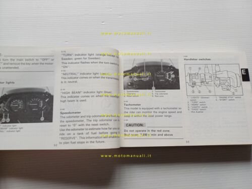 Yamaha XT 600 500 Z 3AJ 1989 manuale uso manutenzione …