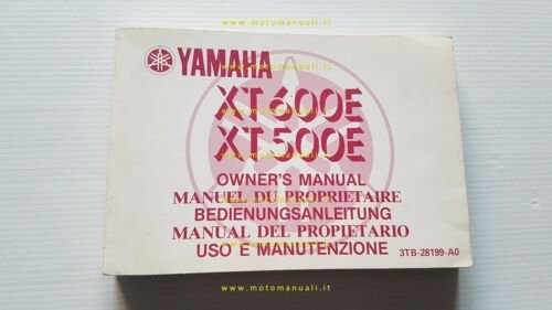 Yamaha XT 600 E - XT 500 E 3TB 1989-90 …