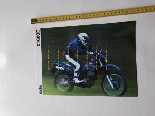 Yamaha XT 600 E 1990 depliant italiano moto originale brochure