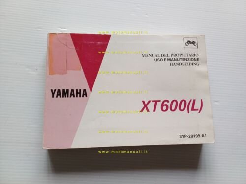 Yamaha XT 600 L 3YP 1991 manuale uso manutenzione libretto …
