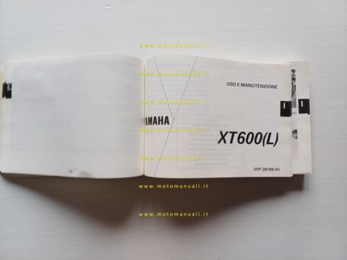 Yamaha XT 600 L 3YP 1991 manuale uso manutenzione libretto …