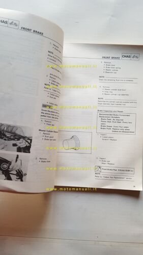 Yamaha XT 600 Z - XT 600 1984 AGGIORNAMENTO manuale …