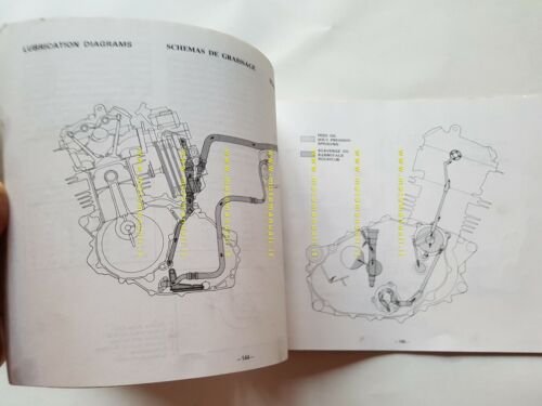 Yamaha XT 600 Z 1983 AGGIORNAMENTO manuale officina riparazione XT …