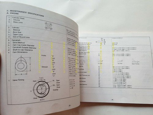 Yamaha XT 600 Z 1983 AGGIORNAMENTO manuale officina riparazione XT …