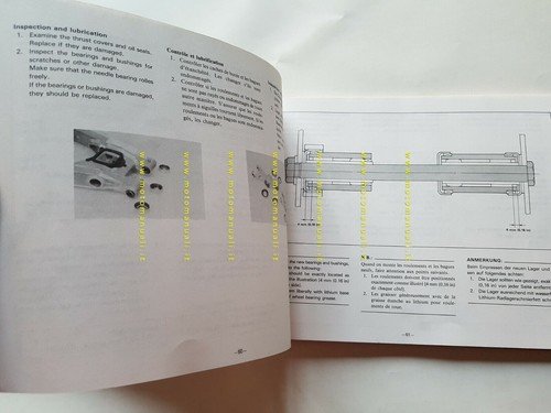 Yamaha XT 600 Z 1983 AGGIORNAMENTO manuale officina riparazione XT …