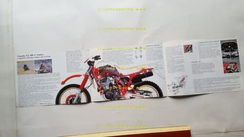 Yamaha XT 600 Z TENER 1986 depliant italiano moto originale …