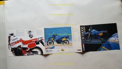 Yamaha XT 600 Z TENER 1986 depliant italiano moto originale …