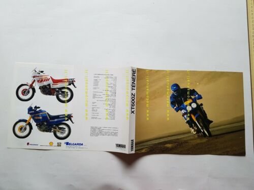 Yamaha XT 600 Z TENER 1990 depliant italiano moto originale …