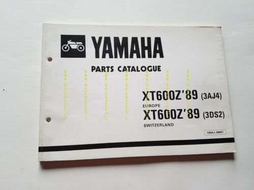 Yamaha XT 600 Z Tener 3AJ4 1989 catalogo ricambi originale …