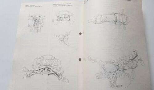 Yamaha XT 600 Z (U) 1988 manuale assemblaggio officina originale …