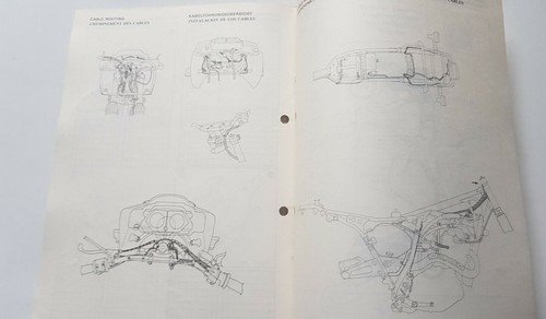 Yamaha XT 600 Z (U) 1988 manuale assemblaggio officina originale …