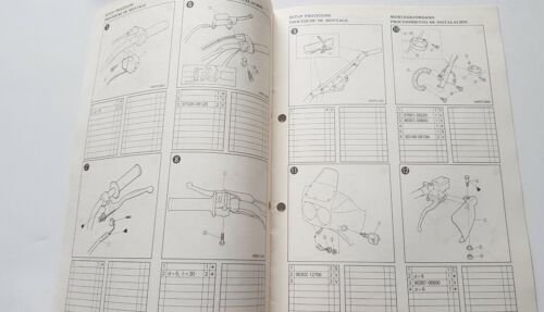 Yamaha XT 600 Z (U) 1988 manuale assemblaggio officina originale …