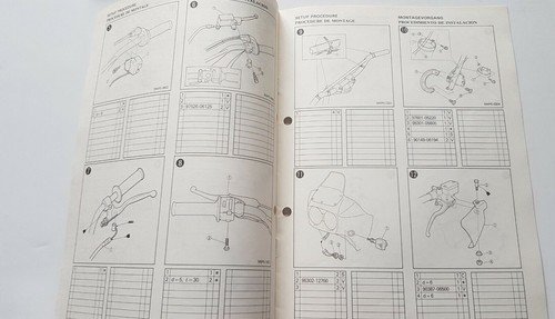 Yamaha XT 600 Z (U) 1988 manuale assemblaggio officina originale …