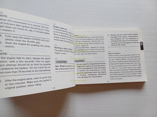 Yamaha XT 600 Z (U) 3AJ 1987-88 manuale uso manutenzione …