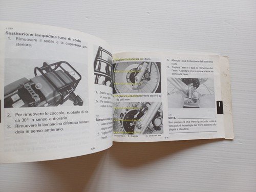 Yamaha XT 600 Z (U) 3AJ 1987-88 manuale uso manutenzione …