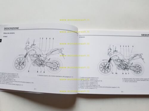 Yamaha XT 660 Z Tener 56P 2010 manuale uso manutenzione …