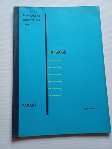 Yamaha XTZ 660 1991 manuale per corso assistenza officina italiano …