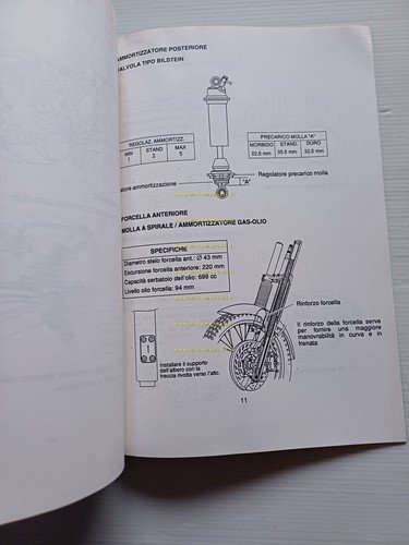 Yamaha XTZ 660 1991 manuale per corso assistenza officina italiano …