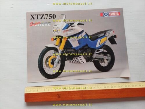 Yamaha XTZ 750 Supertener 1989 depliant originale italiano