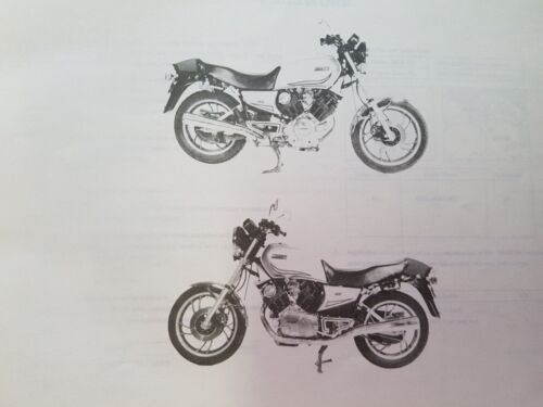 Yamaha XV 1000 1982 catalogo ricambi originale spare parts catalog