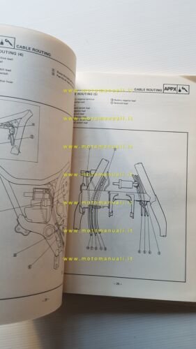 Yamaha XV 1000 1986 Service Information manuale officina inglese originale