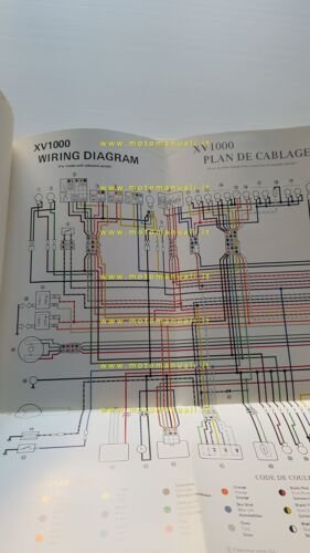 Yamaha XV 1000 1986 Service Information manuale officina inglese originale