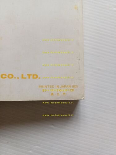 Yamaha XV 1000 19T 1981 manuale uso manutenzione libretto originale …