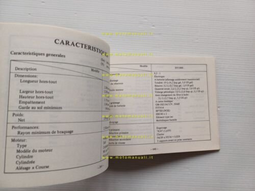 Yamaha XV 1000 19T 1981 manuale uso manutenzione libretto originale …