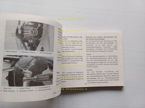 Yamaha XV 1000 19T 1981 manuale uso manutenzione libretto originale …