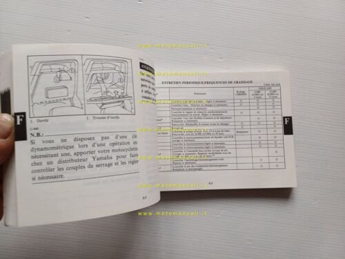 Yamaha XV 1000 2AE 1986 manuale uso manutenzione libretto originale …