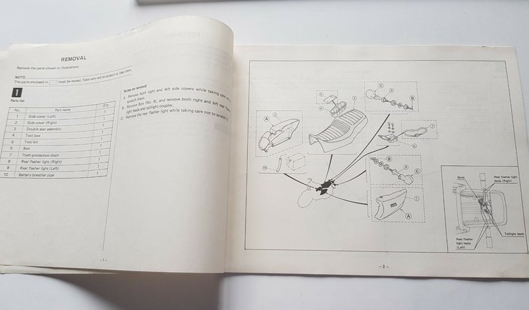 Yamaha XV 1000 manuale MONTAGGIO KIT MODIFICHE 1981 officina no …