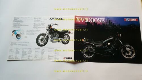 Yamaha XV 1000 SE - XV 750 SE 1983 depliant …