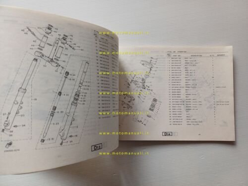 Yamaha XV 1000 SE 23W 1983 catalogo ricambi originale moto …