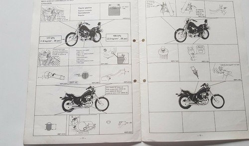 Yamaha XV 1000 SSE 1986 manuale assemblaggio officina originale no …