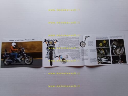 Yamaha XV 1000 VIRAGO 1987 depliant italiano originale