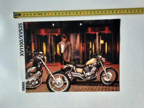 Yamaha XV 1100 - XV 535 1990 depliant italiano moto …
