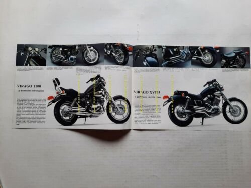 Yamaha XV 1100 - XV 535 1990 depliant italiano moto …