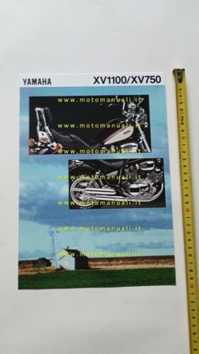 Yamaha XV 1100 - XV 750 1994 depliant ITALIANO originale …