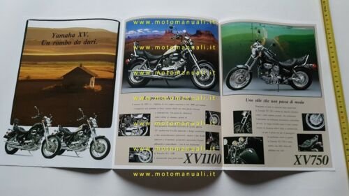 Yamaha XV 1100 - XV 750 1994 depliant ITALIANO originale …