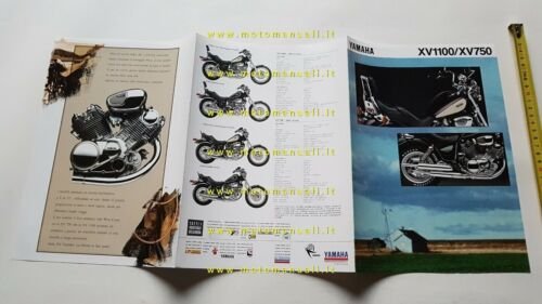 Yamaha XV 1100 - XV 750 1994 depliant ITALIANO originale …