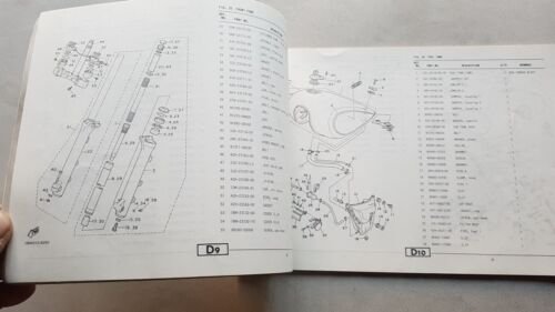 Yamaha XV 1100 1991 catalogo ricambi originale spare parts catalogue