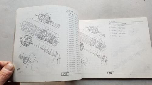 Yamaha XV 1100 1991 catalogo ricambi originale spare parts catalogue